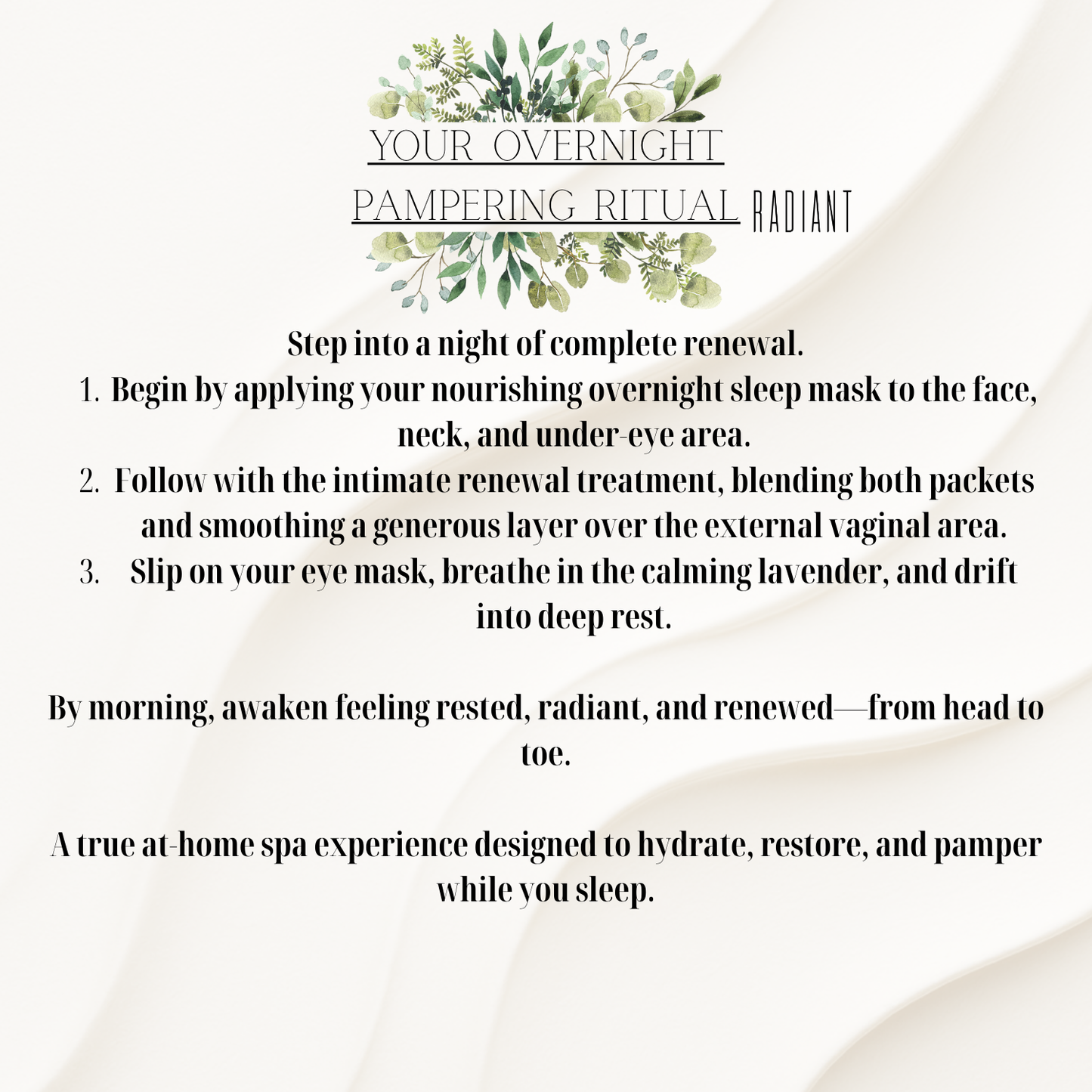 At Home Glow While You Sleep Bundle