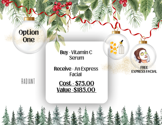 Option 1: Vitamin C Serum + Free Express Facial
